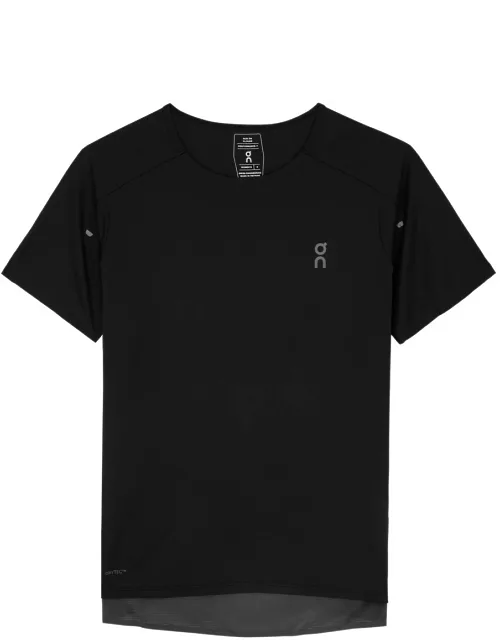 ON Performance Panelled Stretch-jersey T-shirt - Black - L (UK14 / L)