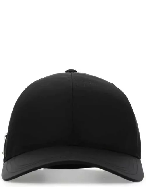 Prada Black Re-nylon Baseball Cap