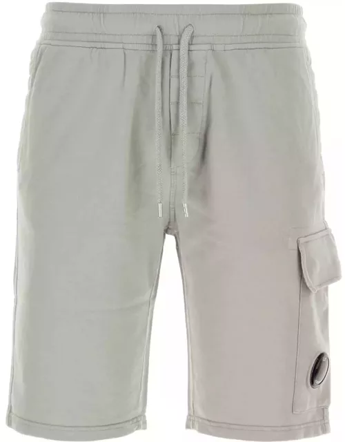 C.P. Company Grey Cotton Bermuda Short