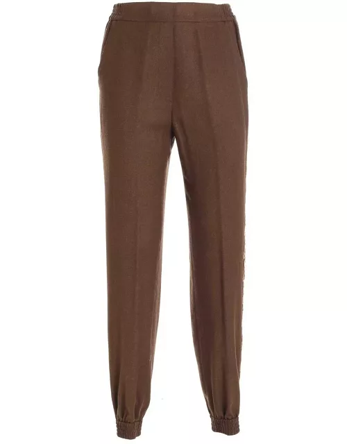 Geometric Embroidered Trousers Etro
