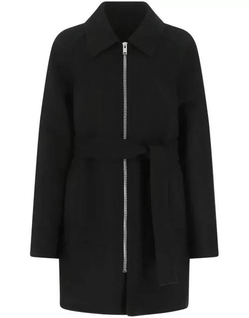 Givenchy Black Wool Blend Coat