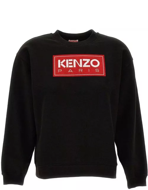 Kenzo Logo Patch Drop-shoulder Sweatshirt