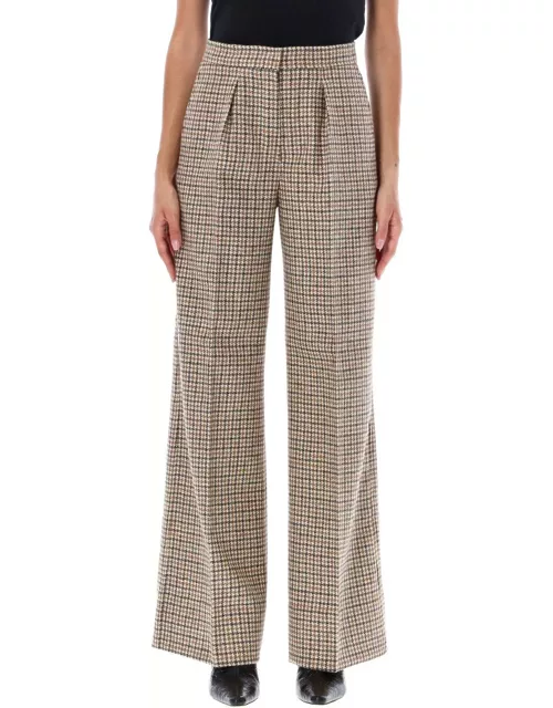 Palm Angels Check-printed Loose-fit Pant