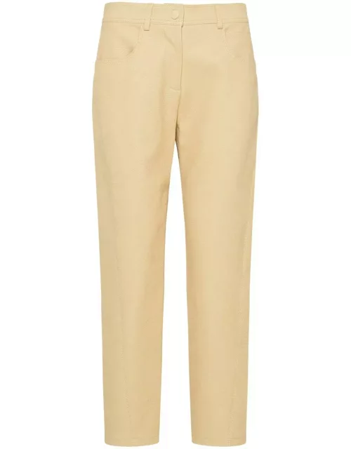 Stella McCartney Contrast Stitched Cropped Trouser