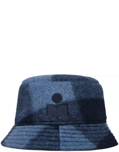 Isabel Marant Logo Embroidered Checked Hat