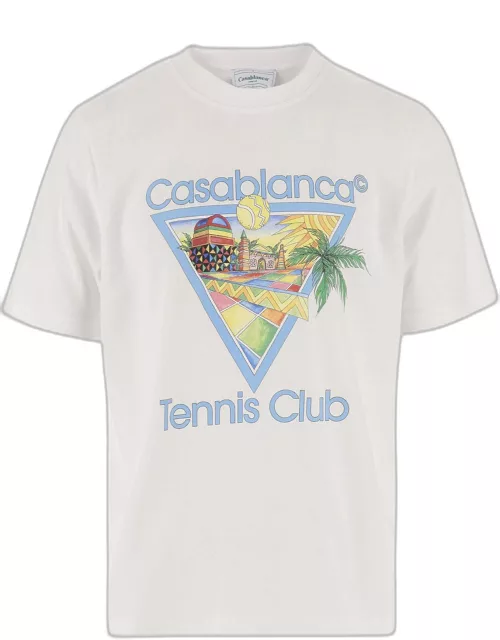 Casablanca T-shirt Afro Cubism Tennis Club