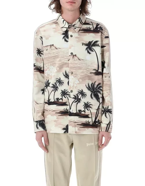 Palm Angels All-over Hawaiian Print Shirt