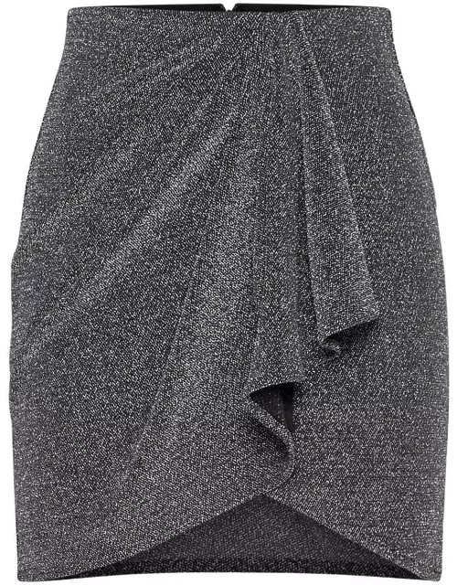 Marant Étoile Glitter Detailed Mini Skirt