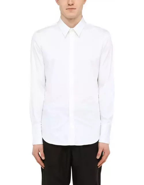 Ferragamo Classic White Cotton Shirt
