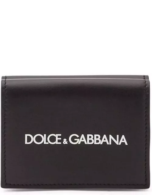 Dolce & Gabbana Logo Printed Bi-fold Wallet