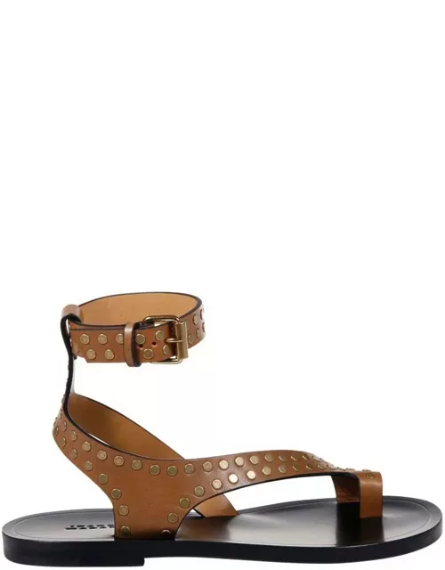 Isabel Marant Jiona Stud-embellished Ankle Strapped Sandal