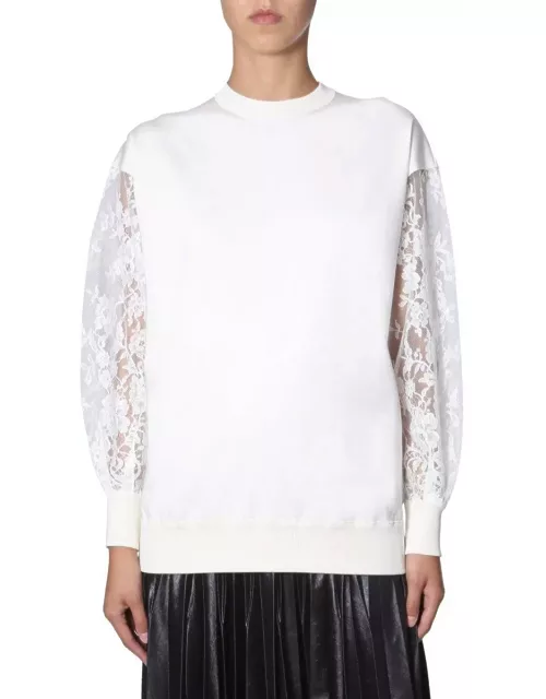Givenchy Lace Sleeves Jumper