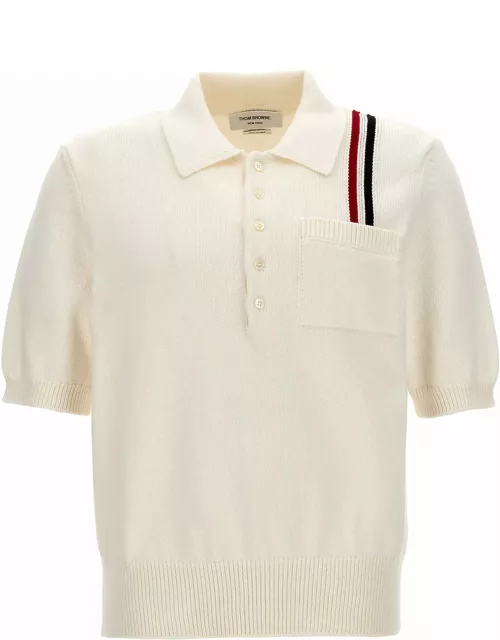 Thom Browne jersey Stitch Polo Shirt