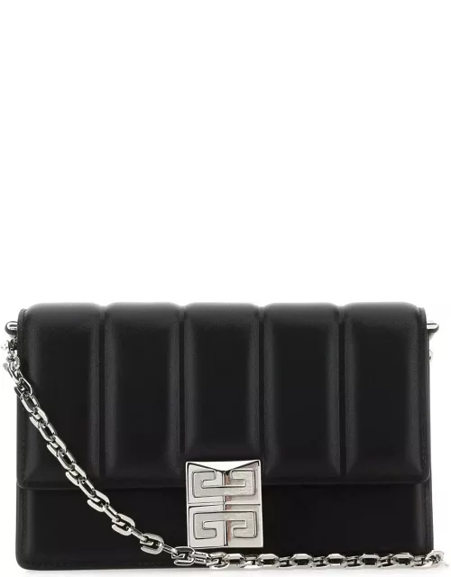 Givenchy Black Leather Medium 4g Crossbody Bag