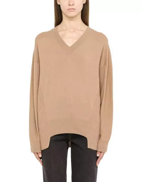 Stella McCartney Brown Pullover With V Neck