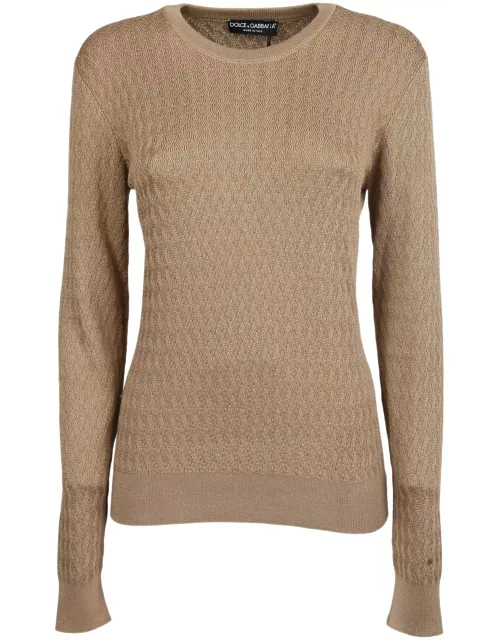 Dolce & Gabbana Cable Knit Sweater