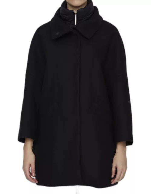Herno Snap-buttoned High Neck Jacket
