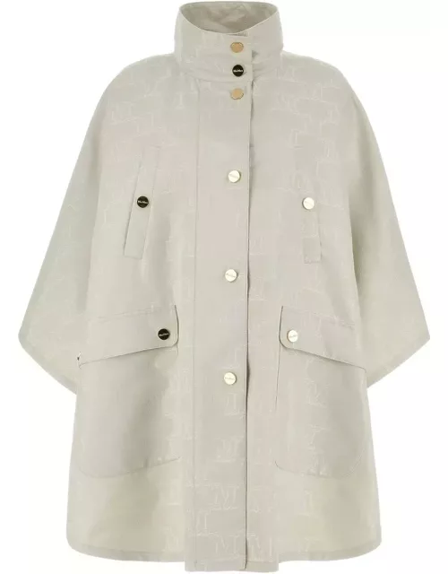 Max Mara Monogrammed Button-up Coat