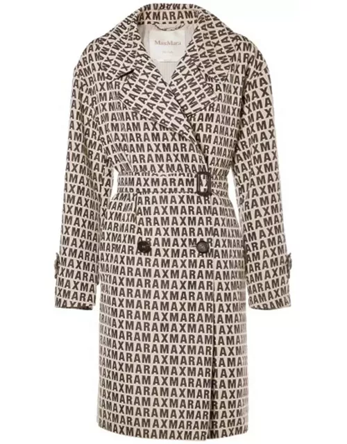 Max Mara The Cube All-over Patterned Belted Coat