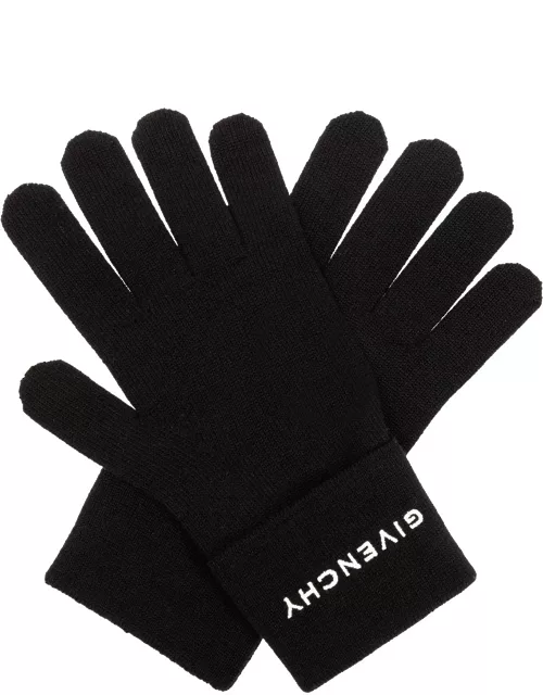 Givenchy Wool Gloves With Monogra