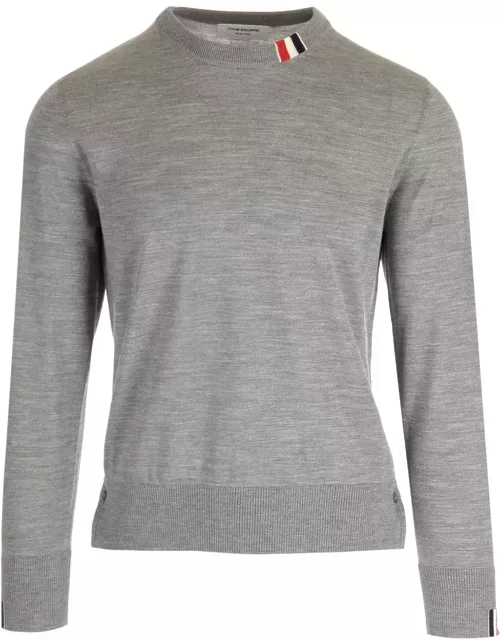 Thom Browne Grey Wool Sweater