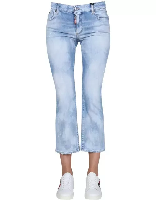 Dsquared2 Kick-flared Cropped Jean