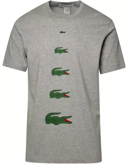 Comme des Garçons X Lacoste Logo Printed Crewneck T-shirt