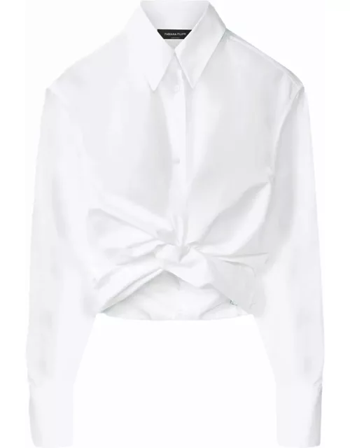 Fabiana Filippi White Poplin Shirt