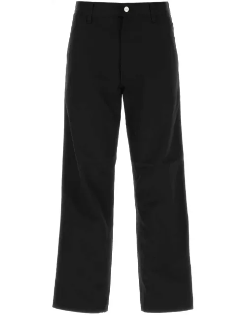 Carhartt Black Polyester Blend Simple Pant
