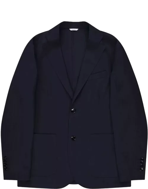 Cruna Single-breasted Jacket In Technical Fabric