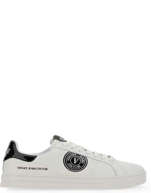 versace jeans couture sneaker with logo