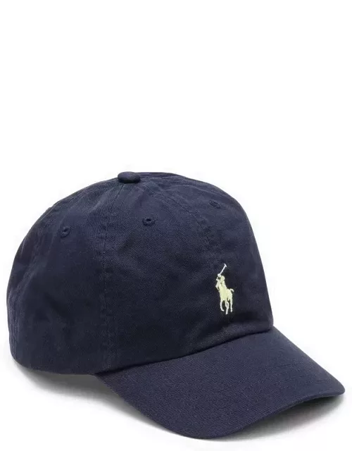 Blue navy baseball cap with logo