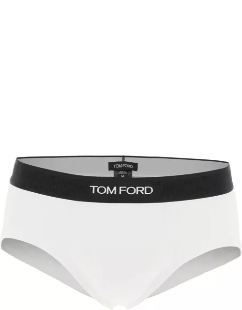 Tom Ford Cotton Briefs With Elastic Band