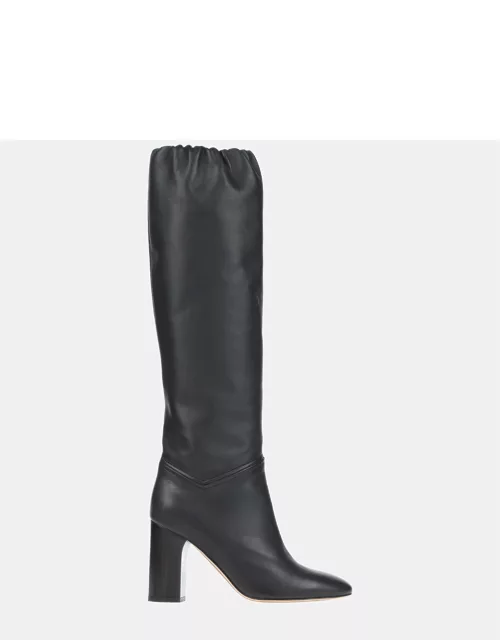 Loro Piana Leather Knee Length Boots