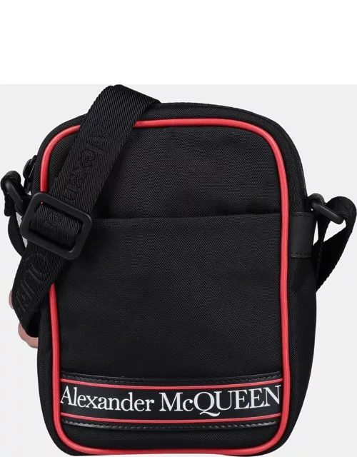 Alexander McQueen Black Nylon Crossbody Bag