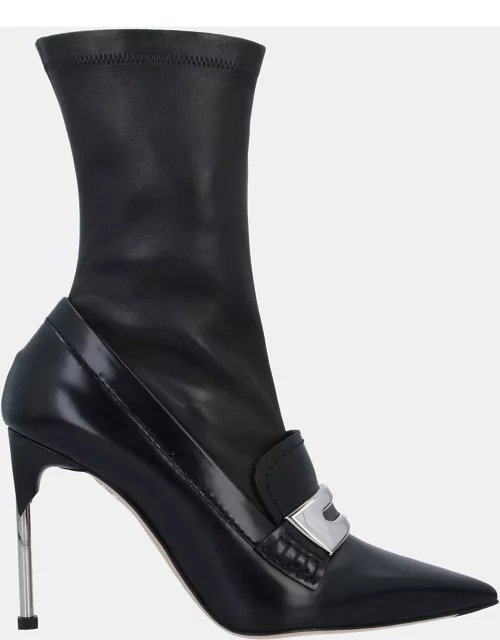 Alexander Mcqueen Leather Ankle Boot