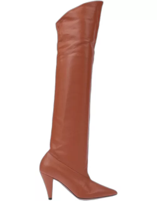 Givenchy Leather Over The Knee Boot