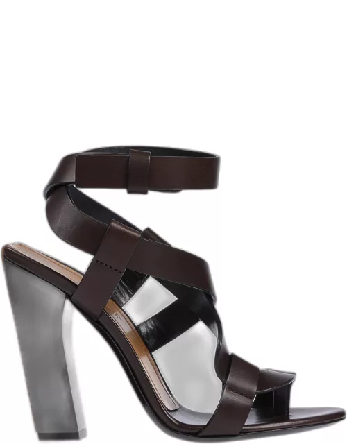 Tom Ford Leather Ankle Strap Sandals