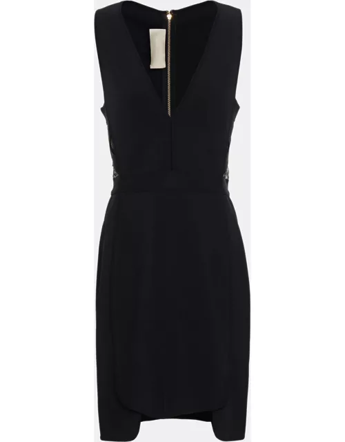 Elie Saab Black Knit Sleeveless Mini Dress XXL (FR 44)