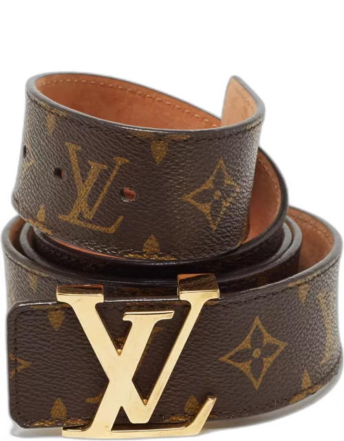 Louis Vuitton Monogram Canvas LV Initiales Belt 110C