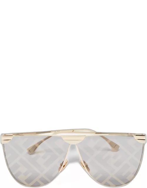 Fendi Gold FF Fabulous FF 0467/S Shield Sunglasse