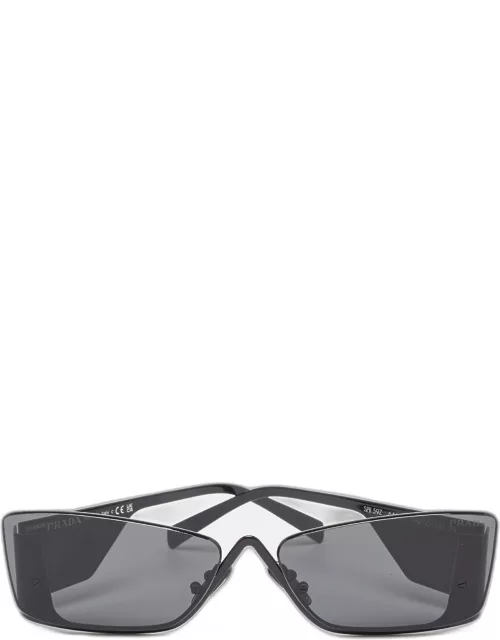 Prada Black SPR 59Z Runaway Shield Sunglasse