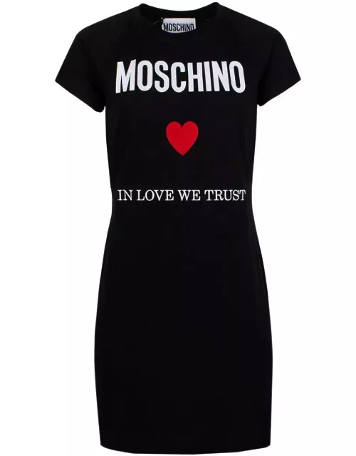 Moschino Logo Embroidered T-shirt Dres