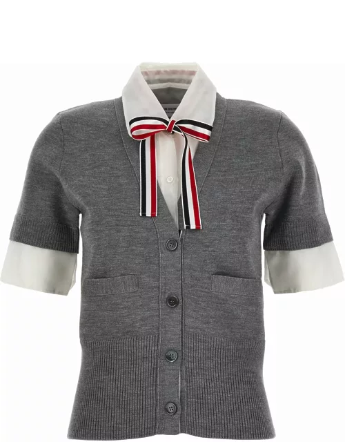 Thom Browne Shirt-insert Cardigan