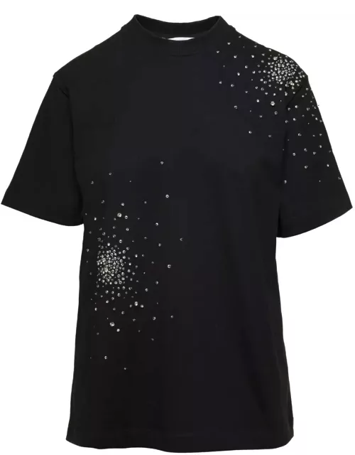 Des Phemmes Splash Embroidery T Shirt