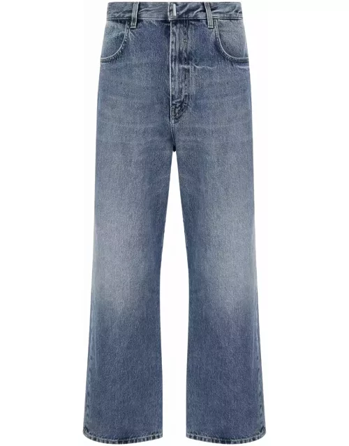 Givenchy Logo Plaque Straight-leg Jean