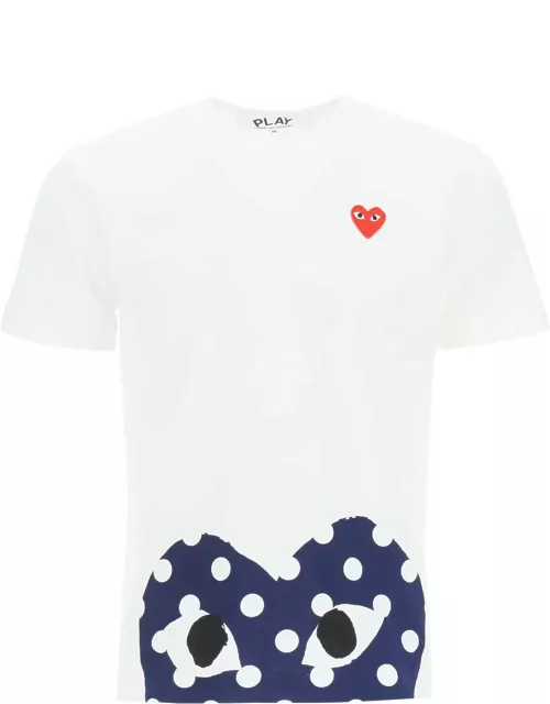 Comme des Garçons Play Heart Polka Dot T-shirt