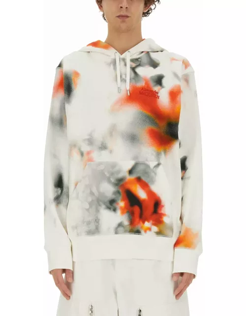 Alexander McQueen Obscured Flower Sweatshirt