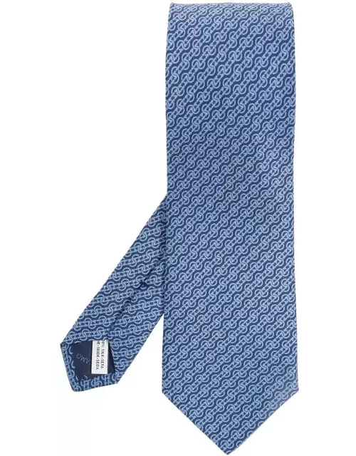 Ferragamo Micro Pattern Printed Tie