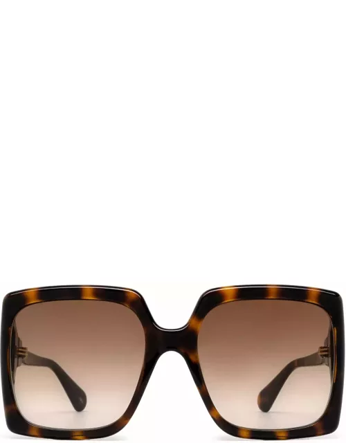 Gucci Eyewear Gg0876s Havana Sunglasse